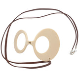 Gafa colgante Musa Round marfil
