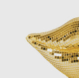 Adorno Labios “Disco” dorado