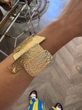 Brazalete Acero Dorado