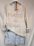 Camiseta strass