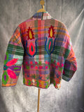 Kimono Cuadros Bordado