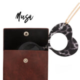 Gafa colgante Musa Heart negro