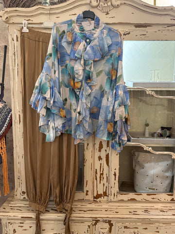 Pantalón lazada camel