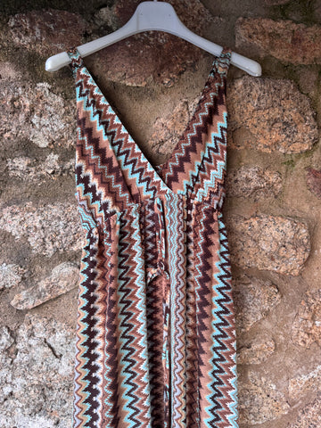 Vestido largo seda