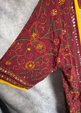 Kimono bordado largo