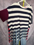 Camiseta flecos
