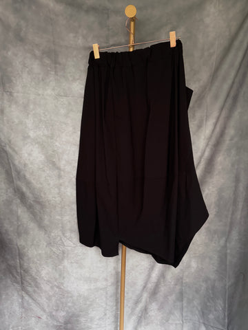 Falda cremallera negra