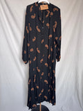 Vestido cachemira Camel
