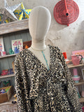 Vestido corto animal print