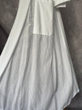 Camiseta larga / Vestido blanco