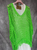 Jersey calado verde flúor
