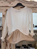 Camiseta volante camel