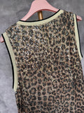 Vestido lentejuelas animal print