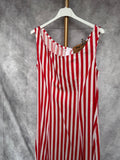 Vestido rayas rojas