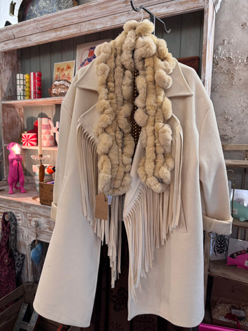 Bufanda de pelo natural