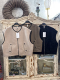 Chaleco borreguito beige