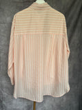 Camisa rayas rosa con bolsillo