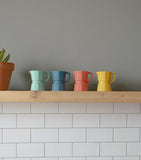 Juego Tazas café con forma de cafetera Moka