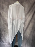 Túnica tencel blanca