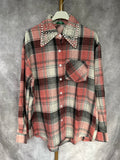 Camisa cuadros con pedrería