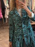Chaqueta Cebra Azul