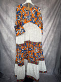 Vestido étnico largo