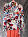 Blusa flores blanca