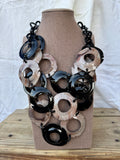 Collar resina negro