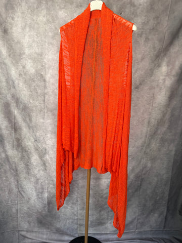 Chaleco asimétrico naranja
