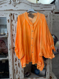 Camisa Bambula naranja flúor