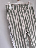 Pantalón rayas verdes