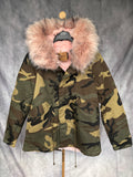 Parka Camuflaje Rosa