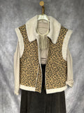Chaleco borreguito print