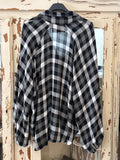 Camisa cuadros negros