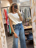 Camiseta hombros blanca