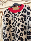 Jersey punto animal print