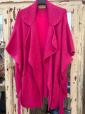 Chaqueta/ Capa Fucsia