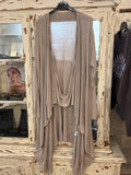 Jersey asimétrico camel