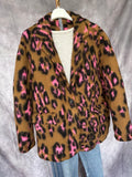 Cazadora animal print fucsia