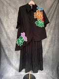 Pantalón culotte negro