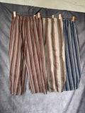 Pantalón rayas beige
