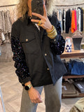 Camisa/ Sobrecamisa lentejuelas negra