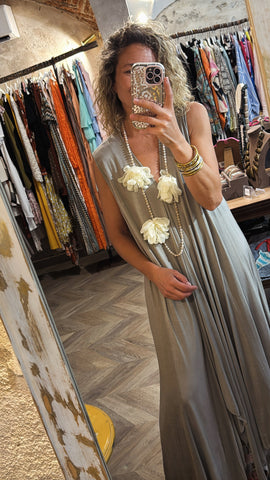 Vestido viscosa