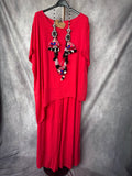 Conjunto rojo algodón