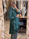 Chaqueta Cebra Azul