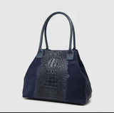 Bolso de piel Lola Coco Azul