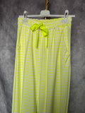 Pantalón rayas flúor amarillo