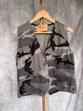 Chaleco militar gris