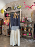 Chaqueta denim rayas