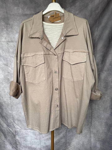 Cazadora beige